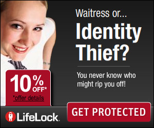 Sign up for LifeLock today and receive 10% off!