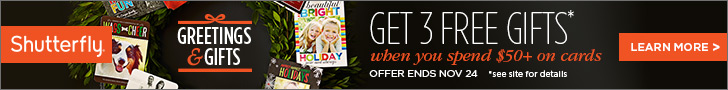 Shutterfly - Holiday Offer